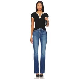L'AGENCE Women's Stockton Ruth High Rise Straight Driot Jeans Size 27 NWT